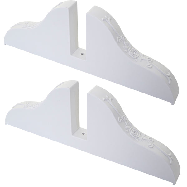 Paravent Halter, Standfuss für Paravent weiss ~ 2er Set
