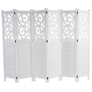 Paravent Istanbul Ornamente weiss