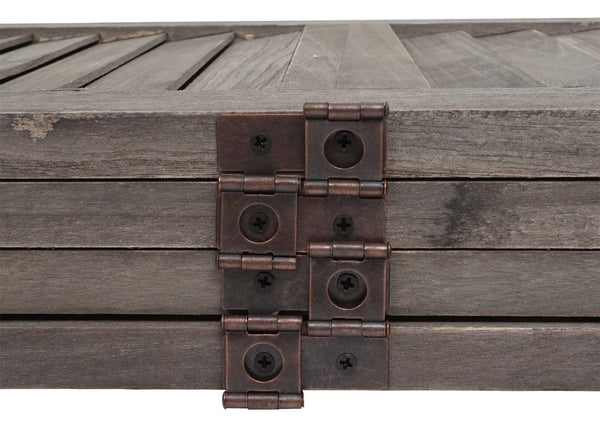 Paravent JAM-G30 Trennwand Sichtschutz Shabby 170x162cm