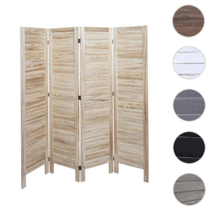 Paravent JAM-G30 Trennwand Sichtschutz Shabby 170x162cm