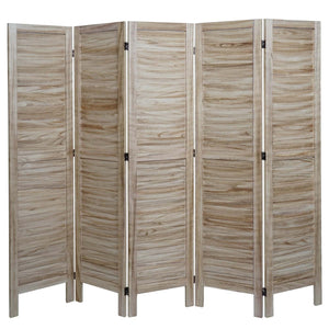 Paravent JAM-G30 Trennwand Sichtschutz Shabby 170x200cm
