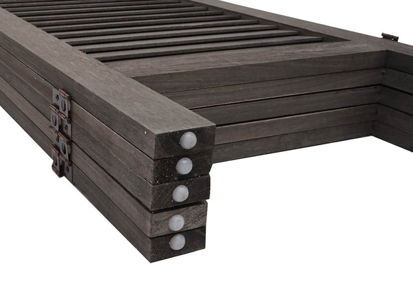 Paravent JAM-G30 Trennwand Sichtschutz Shabby 170x200cm