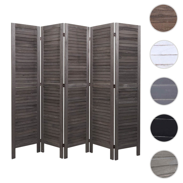 Paravent JAM-G30 Trennwand Sichtschutz Shabby 170x200cm