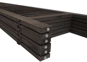 Paravent JAM-G30 Trennwand Sichtschutz Shabby 170x240cm