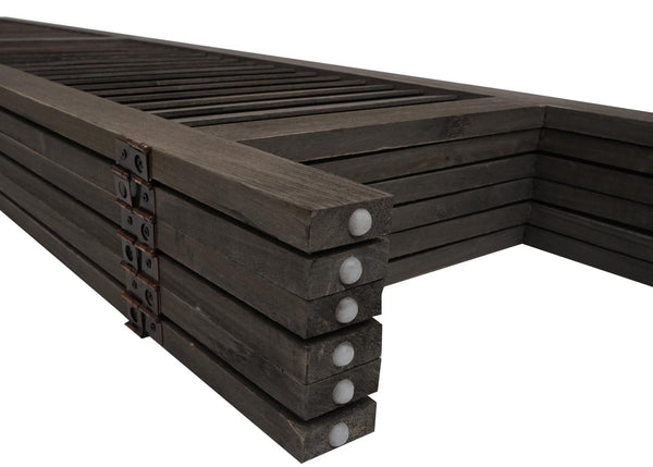 Paravent JAM-G30 Trennwand Sichtschutz Shabby 170x240cm