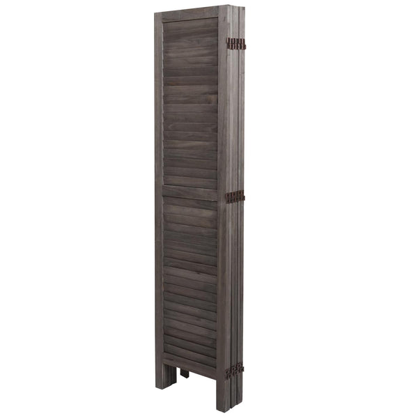 Paravent JAM-G30 Trennwand Sichtschutz Shabby 170x240cm