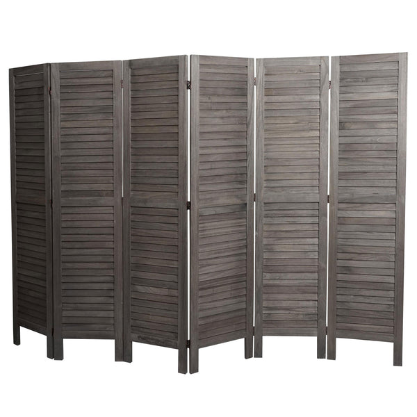 Paravent JAM-G30 Trennwand Sichtschutz Shabby 170x240cm