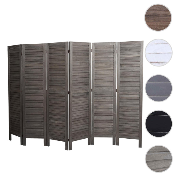 Paravent JAM-G30 Trennwand Sichtschutz Shabby 170x240cm