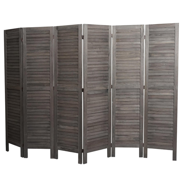 Paravent JAM-G30 Trennwand Sichtschutz Shabby 170x240cm