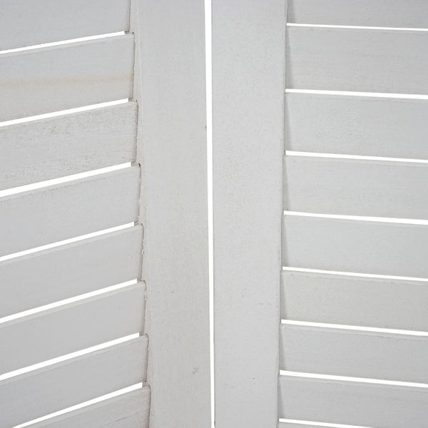 Paravent Raumteiler Sichtschutz Ornamente 170x161cm ~ weiss
