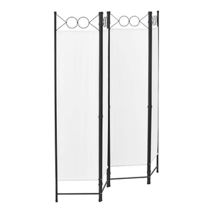 Saragossa 4-panel room divider, 160x171 cm, white