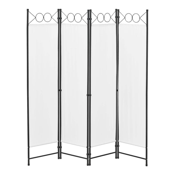Saragossa 4-panel room divider, 160x171 cm, white