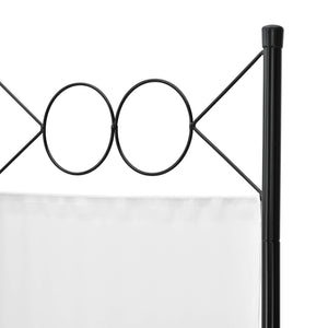 Saragossa 6-panel room divider, 240x171 cm, white