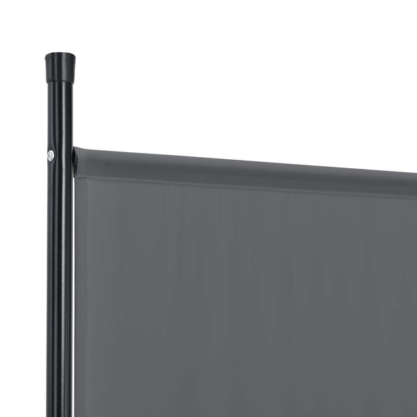 Huesca 3-panel room divider screen, 150x171 cm, dark grey