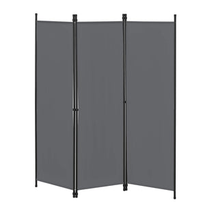 Huesca 3-panel room divider screen, 150x171 cm, dark grey