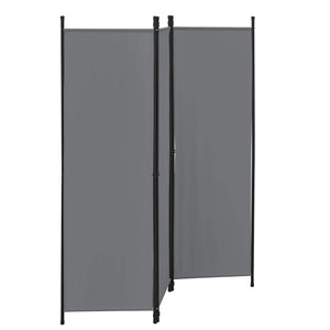 Huesca 3-panel room divider screen, 150x171 cm, dark grey