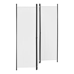 Paravent Huesca à 3 panneaux, 150 x 171 cm, blanc