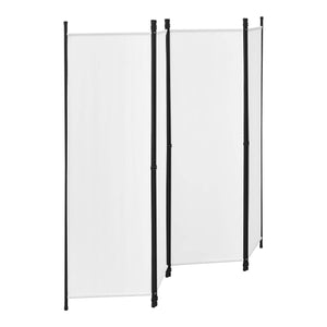 Paravent Huesca à 4 panneaux, 200 x 171 cm, blanc