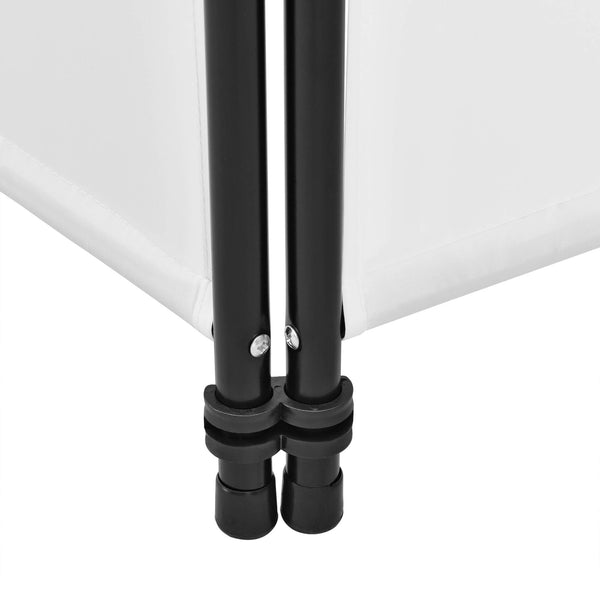 Paravento divisorio Huesca a 5 pannelli, 250x171 cm, bianco