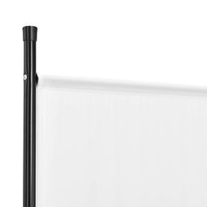 Paravento divisorio Huesca a 5 pannelli, 250x171 cm, bianco