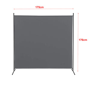 Paravent Paravent Tarazona 176x175cm gris foncé