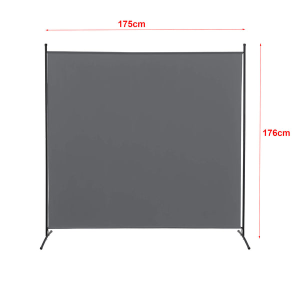 Paravent Paravent Tarazona 176x175cm gris foncé
