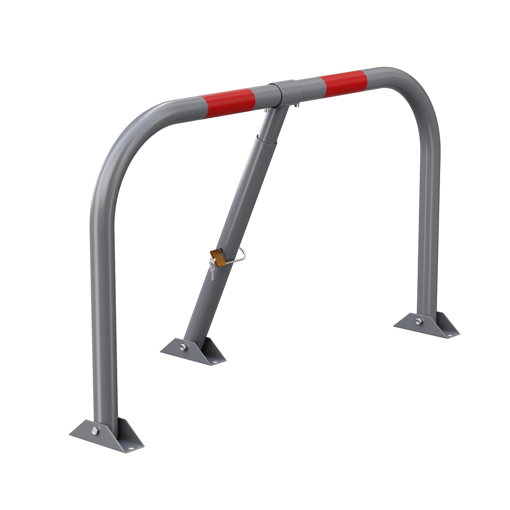 Parking barrier, folding parking bollard, 76 x 32 x 44 cm
