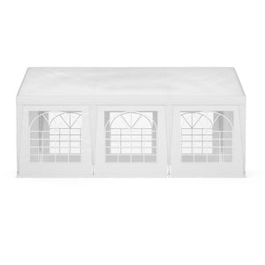 Gartenpavillon Partyzelt weiss 4 x 6 m