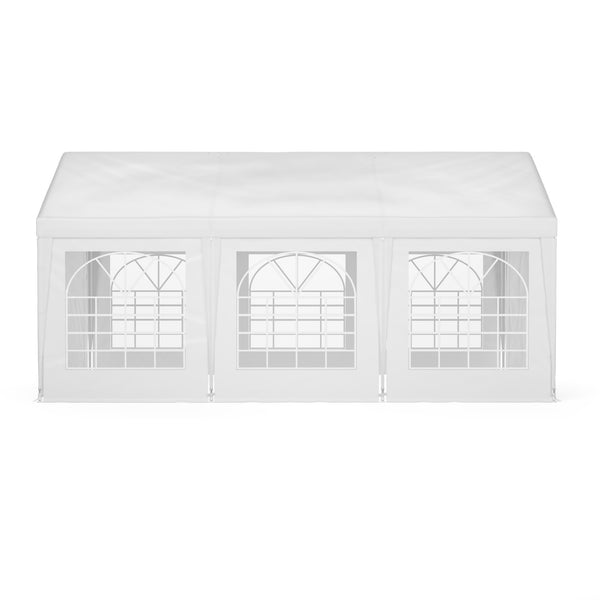 Gartenpavillon Partyzelt weiss 4 x 6 m