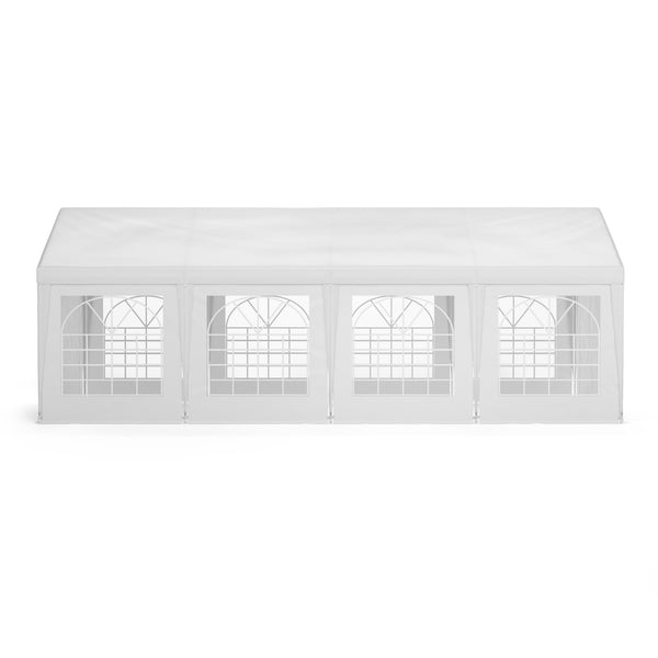 Gartenpavillon Partyzelt weiss 4 x 8 m