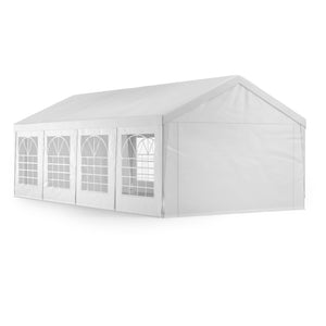 Gartenpavillon Partyzelt weiss 4 x 8 m