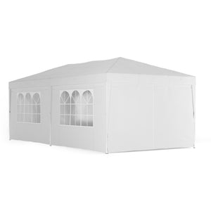 Gartenpavillon 6x3x3m, weiss