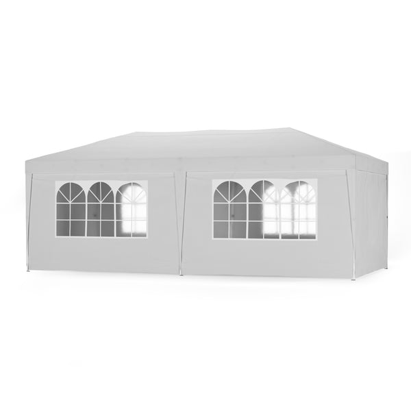 Gartenpavillon 6x3x3m, weiss