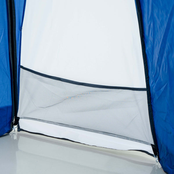 Pavillon LED KAYLA 3.5 x 3.5 m transparent/blau