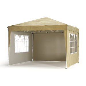 Partyzelt RAKO 3 x 3 m beige inkl. 4 Seitenwände