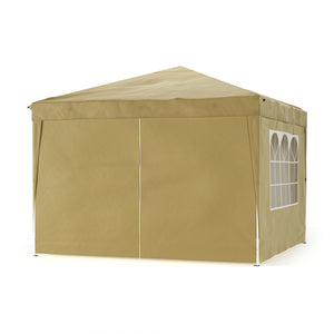 Partyzelt RAKO 3 x 3 m beige inkl. 4 Seitenwände