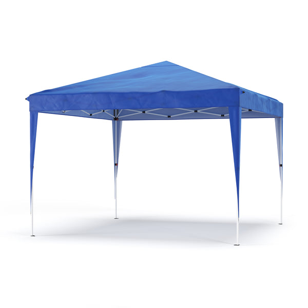 Pavillon Partyzelt 3 x 3 m blau inkl. 4 Seitenwände