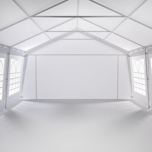 Gartenpavillon Partyzelt weiss 5 x 10 m