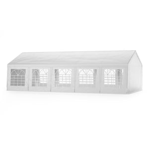 Gartenpavillon Partyzelt weiss 5 x 10 m