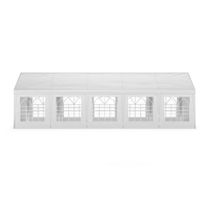 Gartenpavillon Partyzelt weiss 5 x 10 m