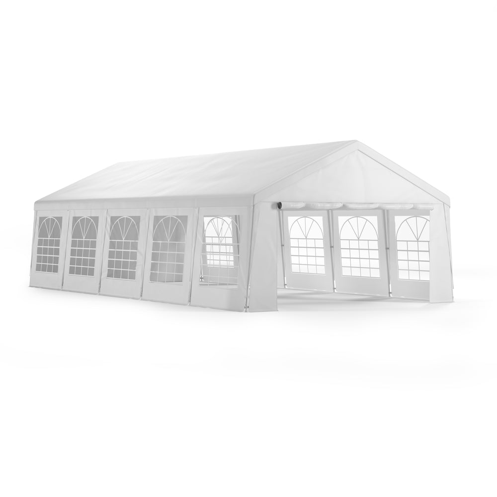 Gartenpavillon Partyzelt weiss 5 x 10 m