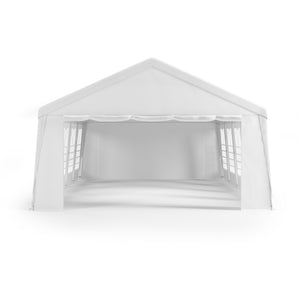Gartenpavillon Partyzelt weiss 5 x 10 m
