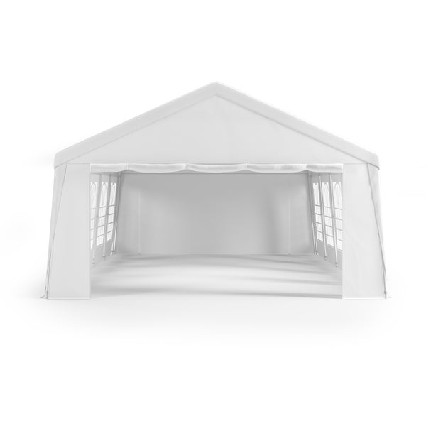 Gartenpavillon Partyzelt weiss 5 x 10 m
