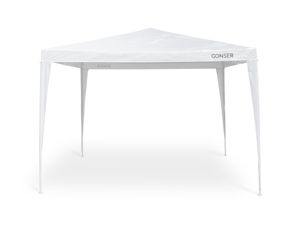 Gartenpavillon Partyzelt 3 x 3 m weiss 4er Set