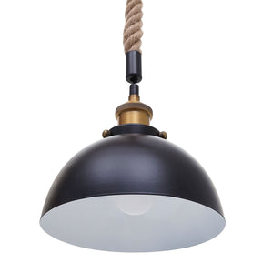 Pendelleuchte Hängelampe Industrial Vintage ~ 3x Kuppellampenschirm