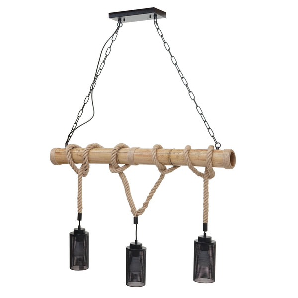 Pendelleuchte Hängelampe Industrial Vintage ~ 3x Rohrlampenschirm