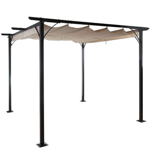 Pergola Avila - Garten Pavillon 3.5 x 3.5m creme