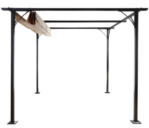 Pergola Avila - Garten Pavillon 3.5 x 3.5m creme