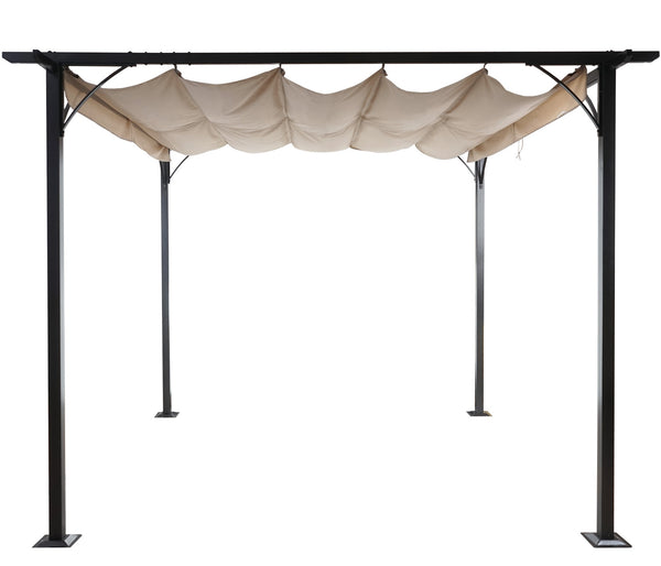 Pergola Avila - Garten Pavillon 3.5 x 3.5m creme