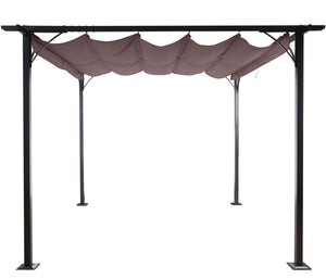 Pergola Avila - Garten Pavillon 3x3m terrakotta